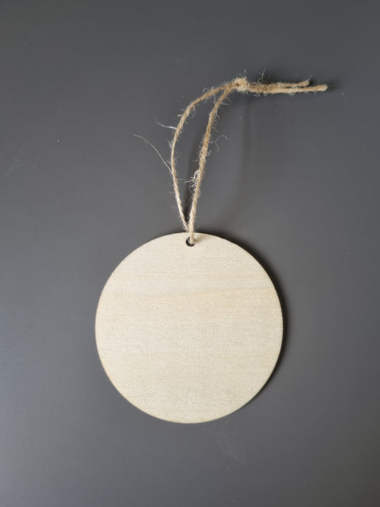 Wooden Hanging Circle *Craft Blank*