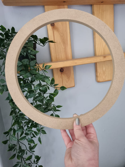 MDF Wreath Hoop *Craft Blank*