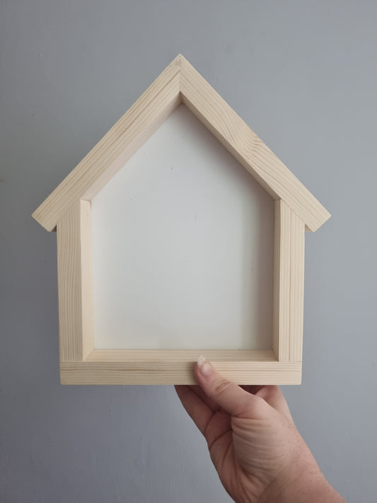 House Shaped Farmhouse Frame *Craft Blank*