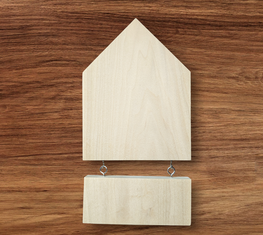 Tulipwood Modular Multi Layer House Story Plaque Set *Craft Blank*