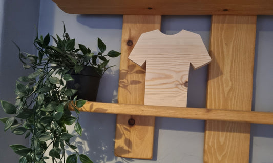 Freestanding Wooden Sports Shirt *Craft Blank*