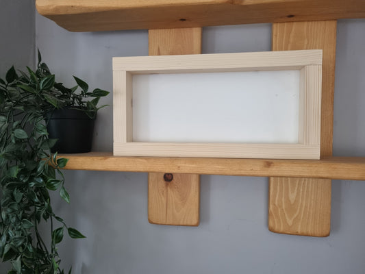 DIY Self Assembly 30x15cm Farmhouse Frame *Craft Blank*