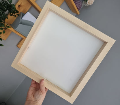 Ready Assembled 30x30cm Farmhouse Frame *Craft Blank*