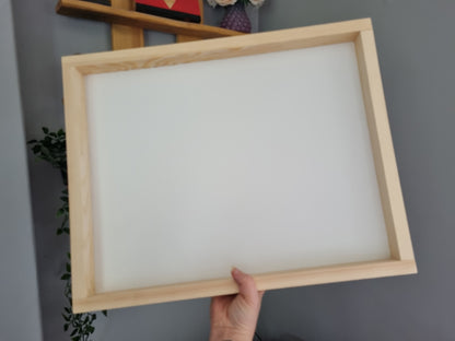 Ready Assembled 50x40cm Farmhouse Frame *Craft Blank*