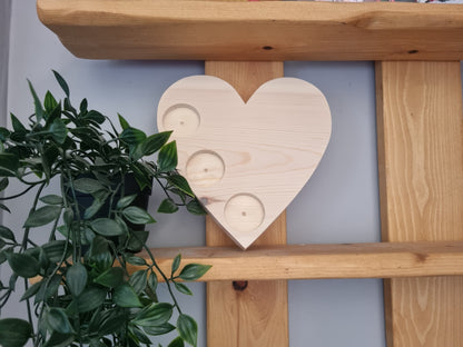 Heart Shaped Tealight Holder *Craft Blank