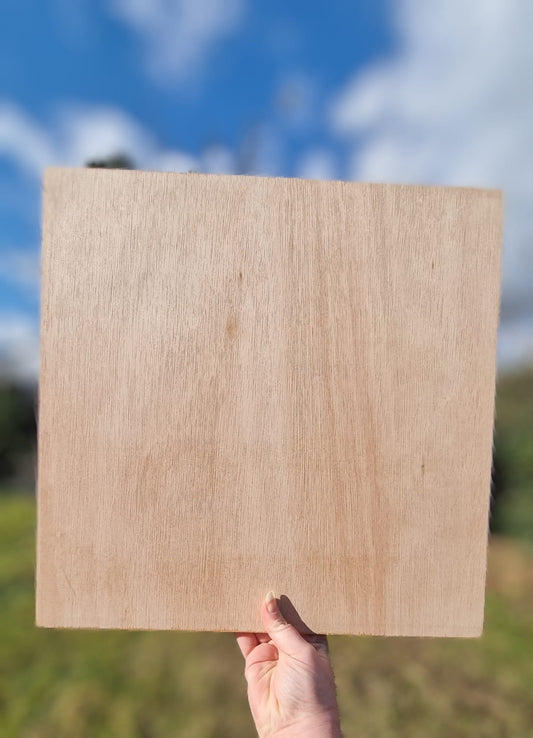 12mm Hardwood Ply Square - Various Sizes *Craft Blank*